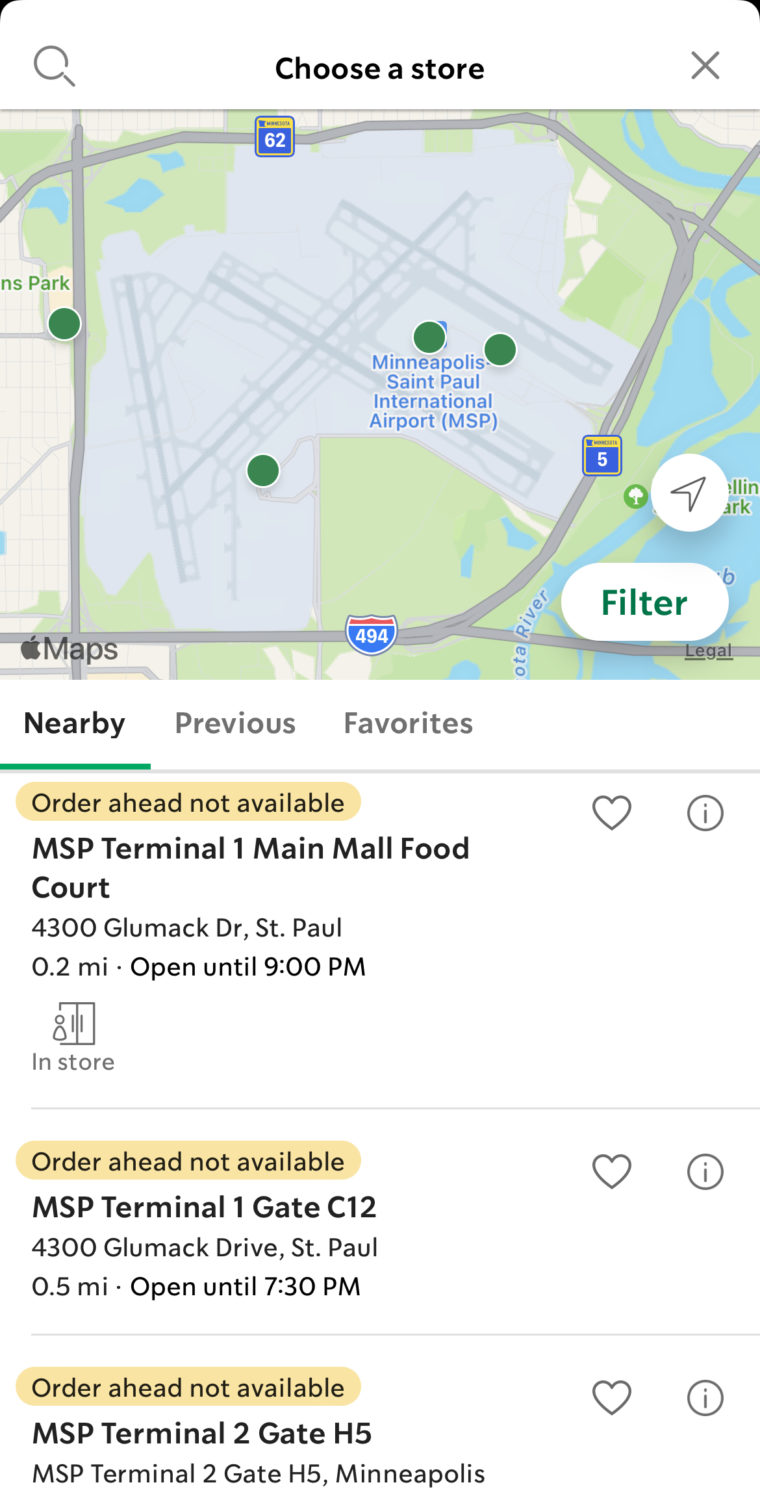You Can Now Use Mobile Order Ahead at Many Starbucks Airport Locations