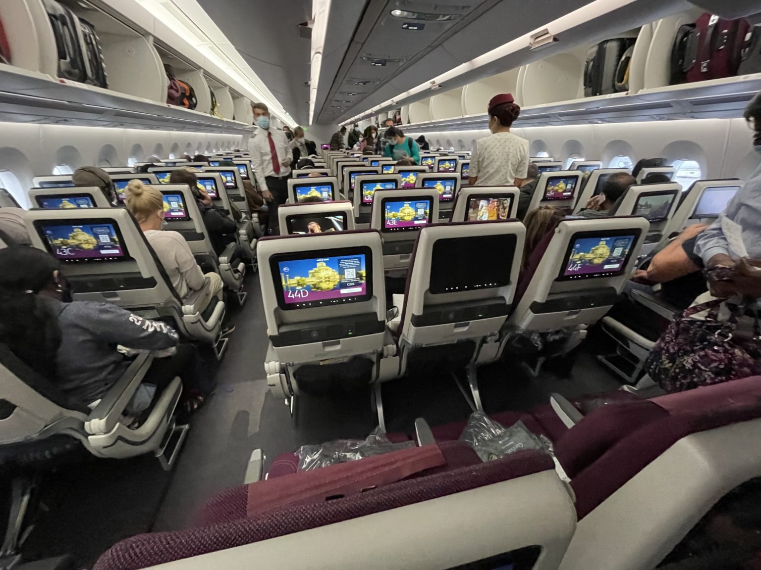 Flight Review Qatar Airways Economy, Dallas to Doha A3501000