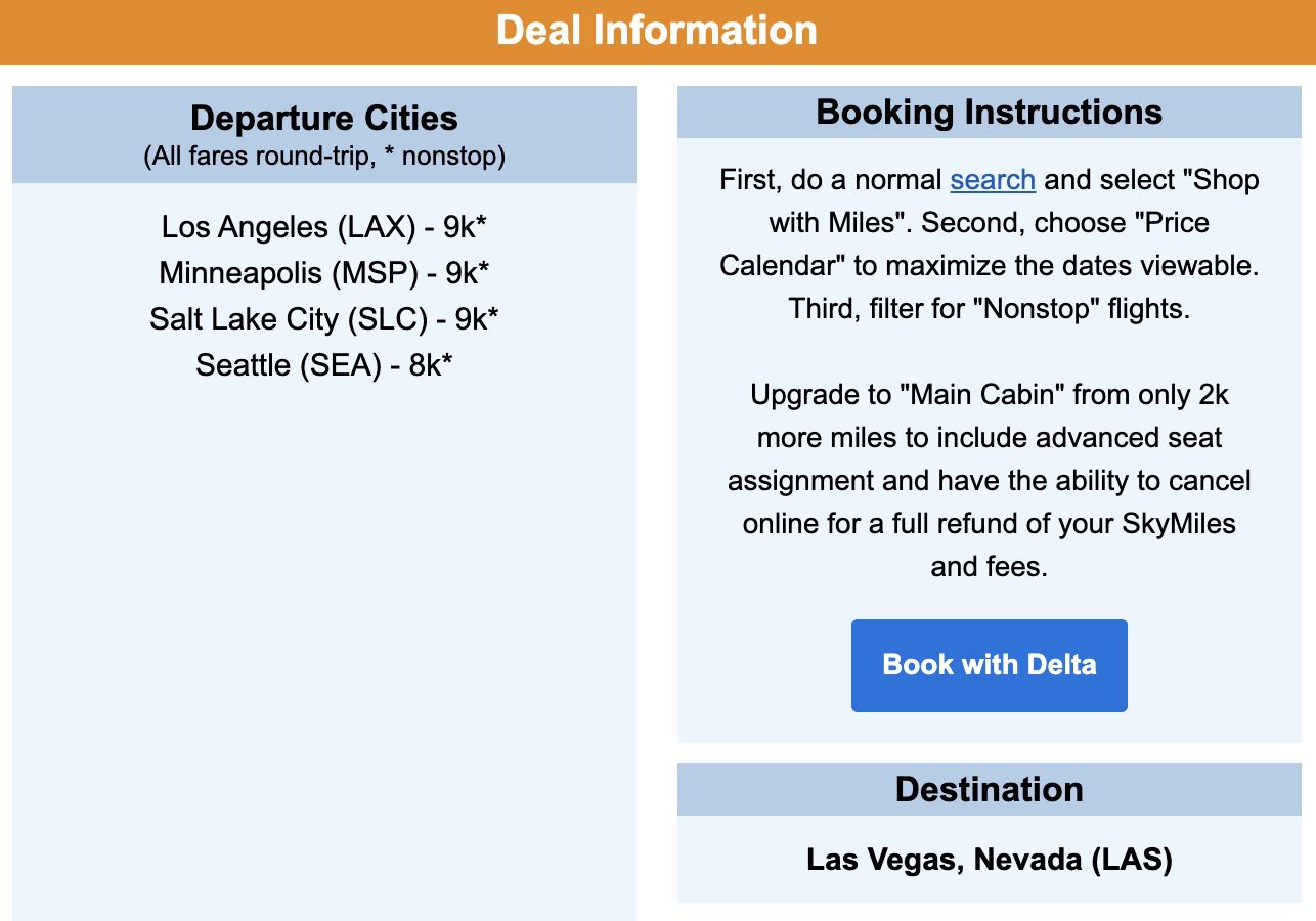 Cheap flights to Las Vegas