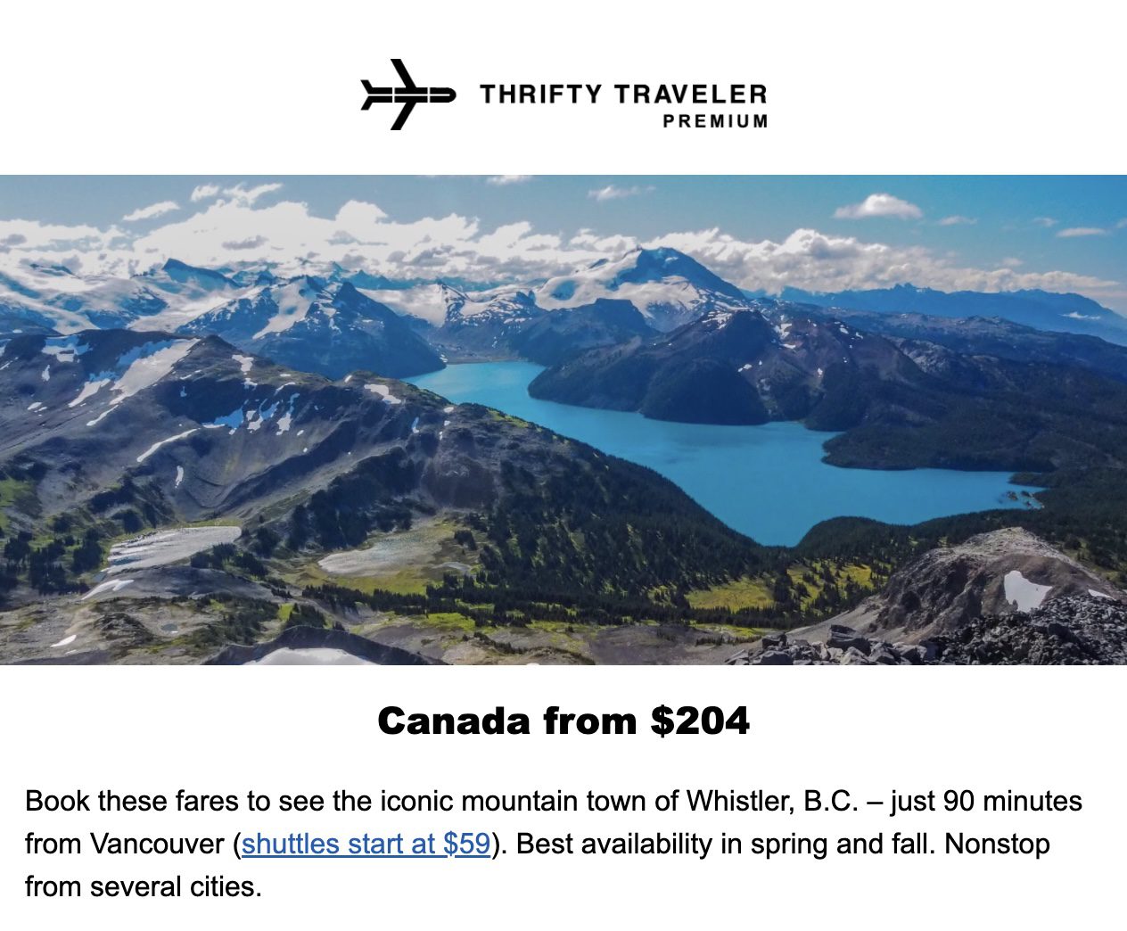 Cheap flights to Vancouver