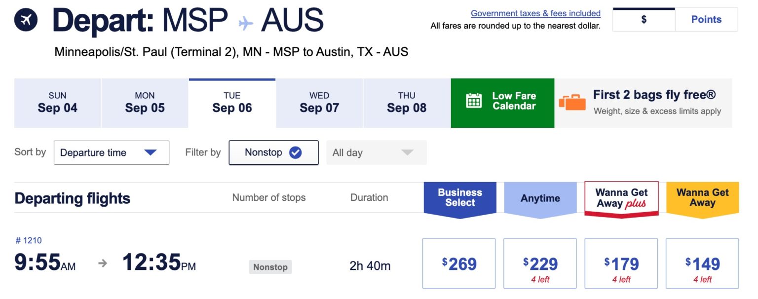 new-southwest-wanna-get-away-plus-fares-go-on-sale-for-30-upcharge