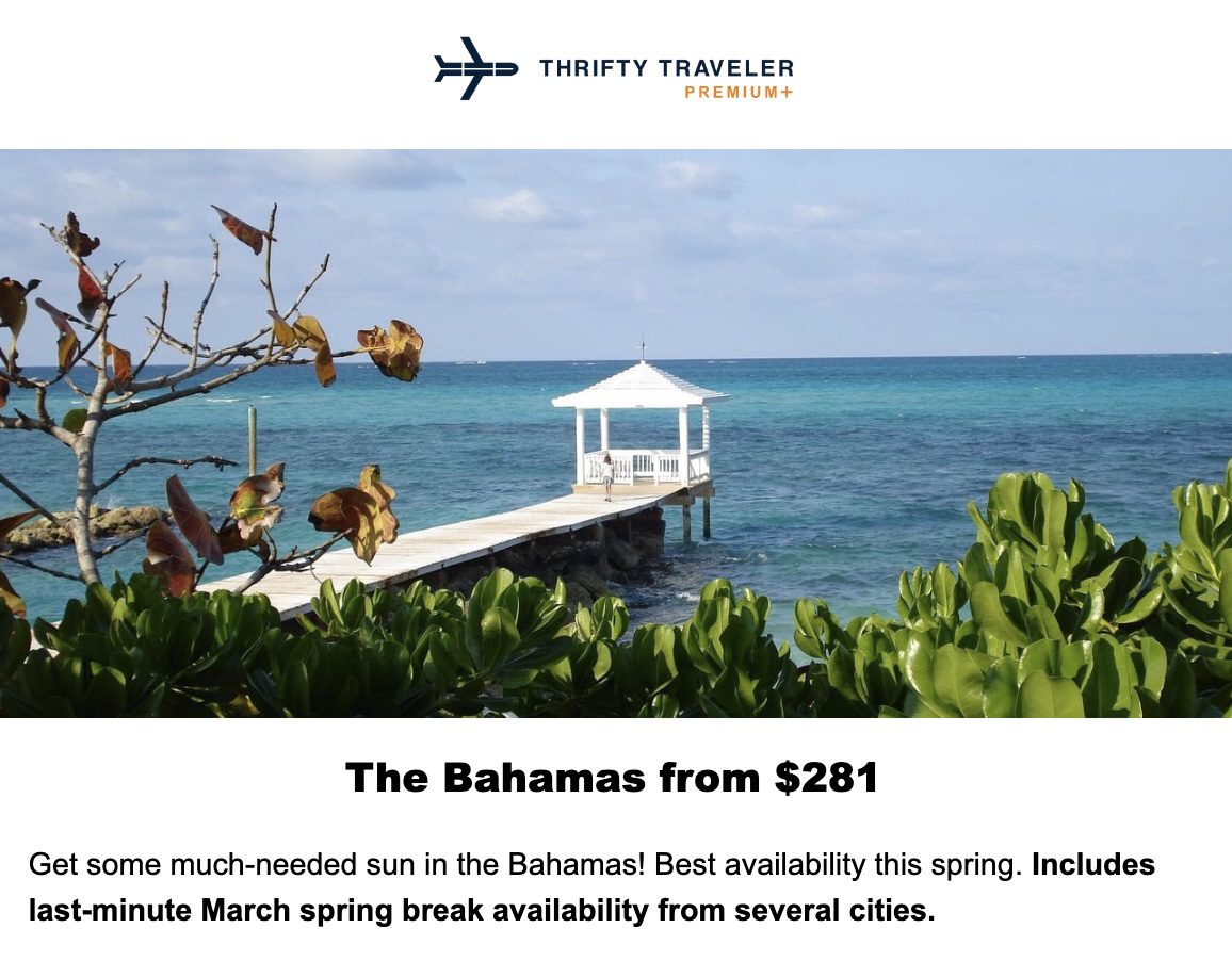 Bahamas flight deal