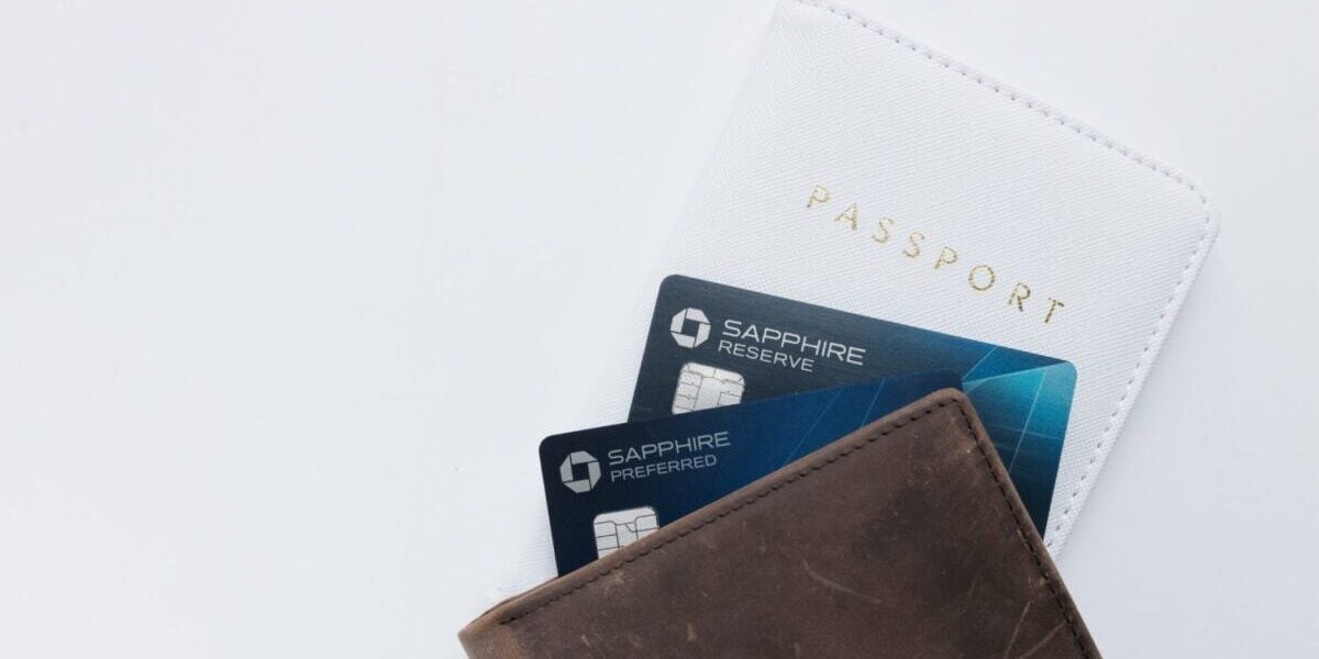 Chase sapphire preferred and reserve cards inside a wallet