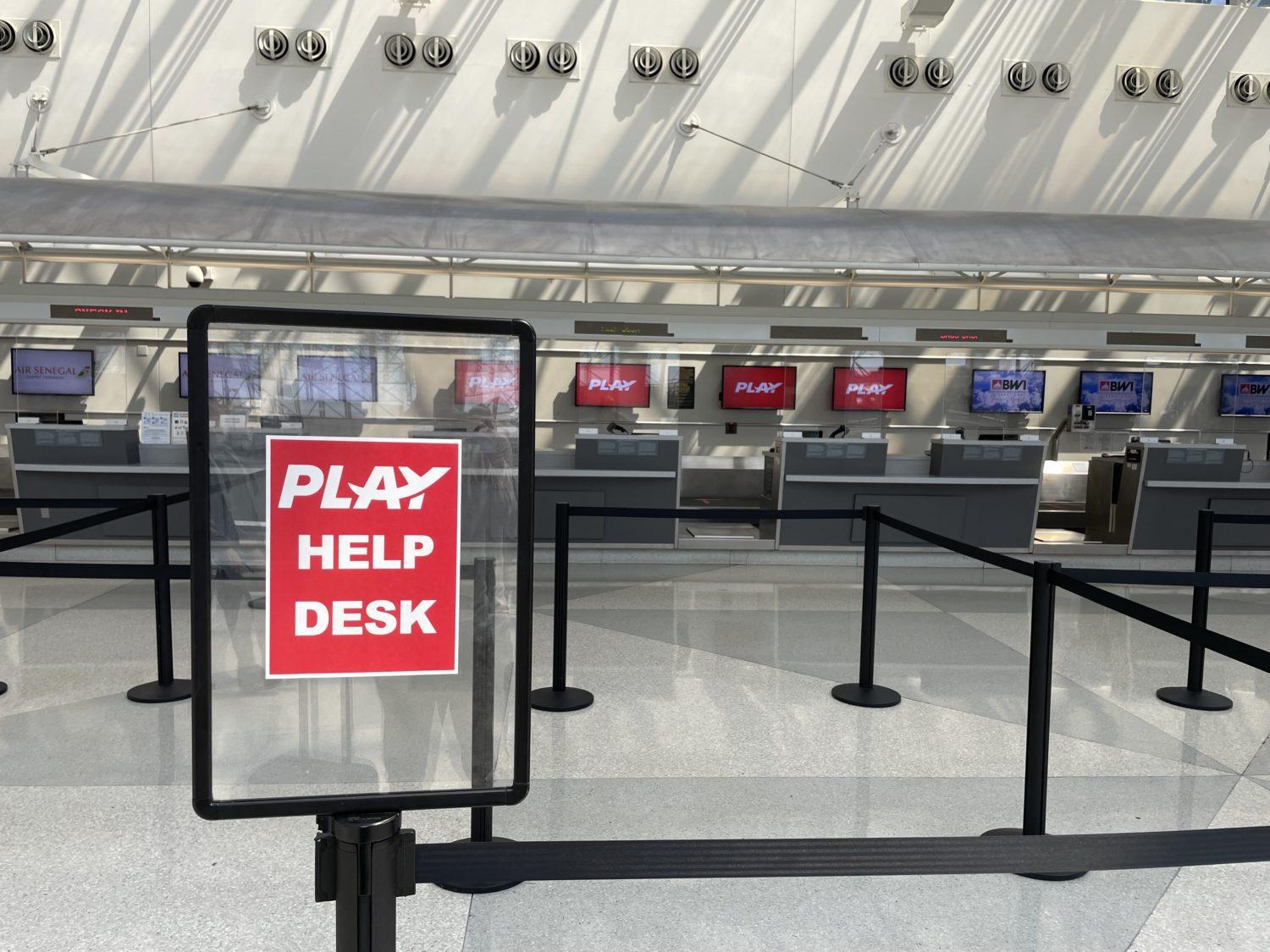 PLAY Help desk BWI