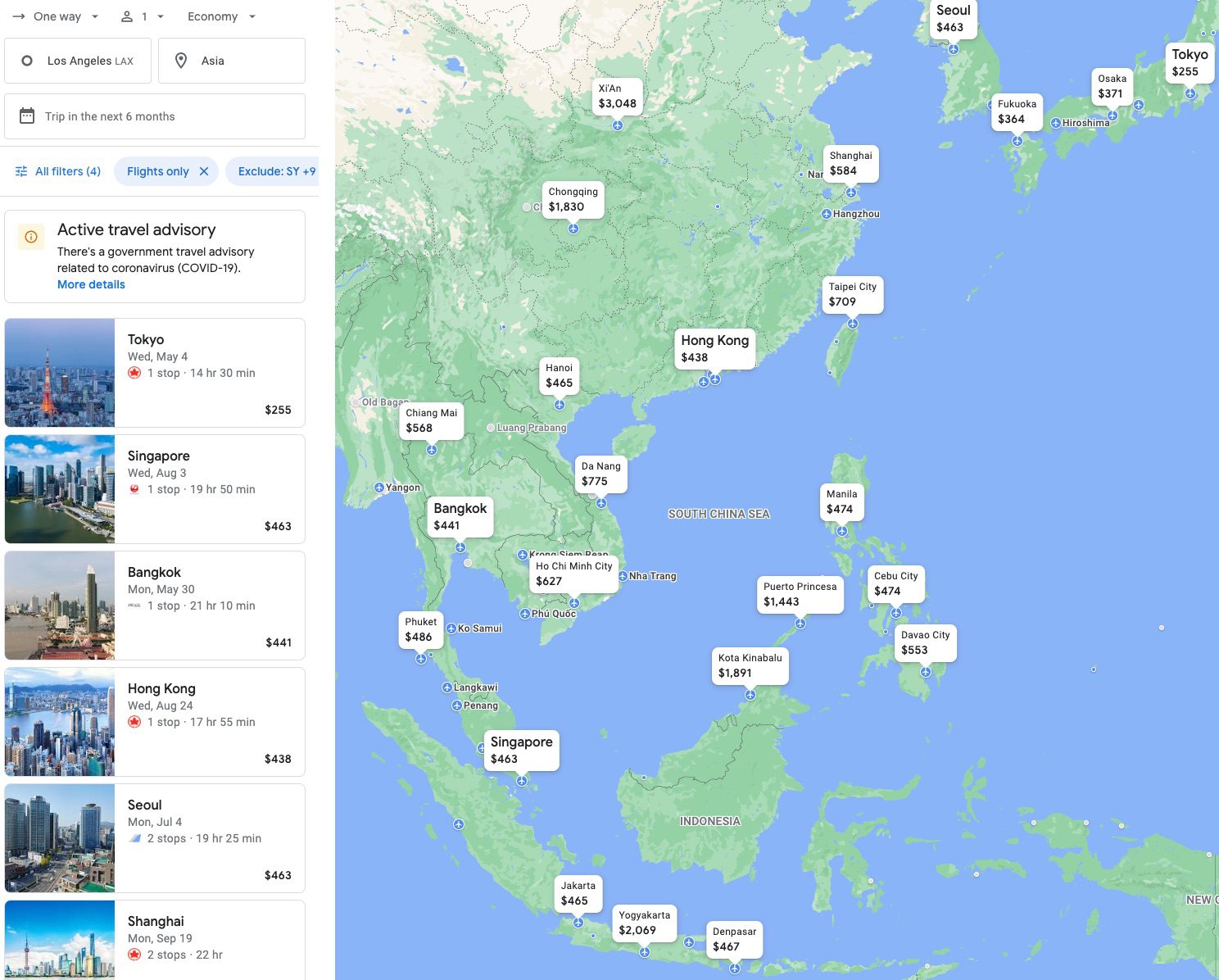 cheap one way international flights
