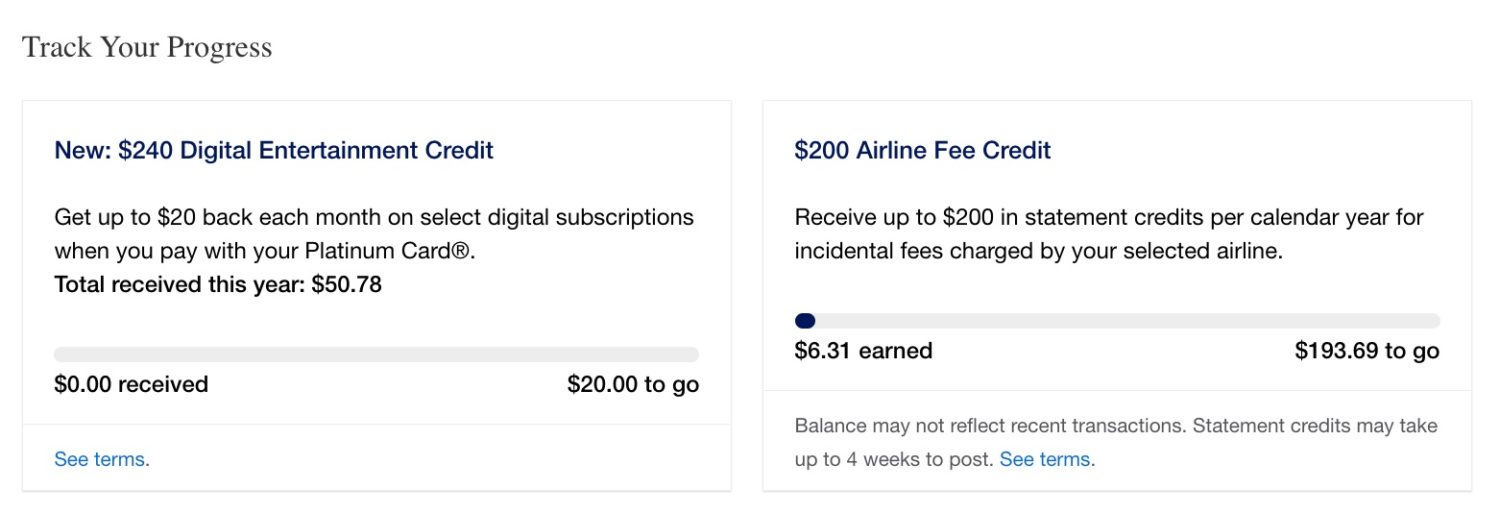 amex benefits tracker