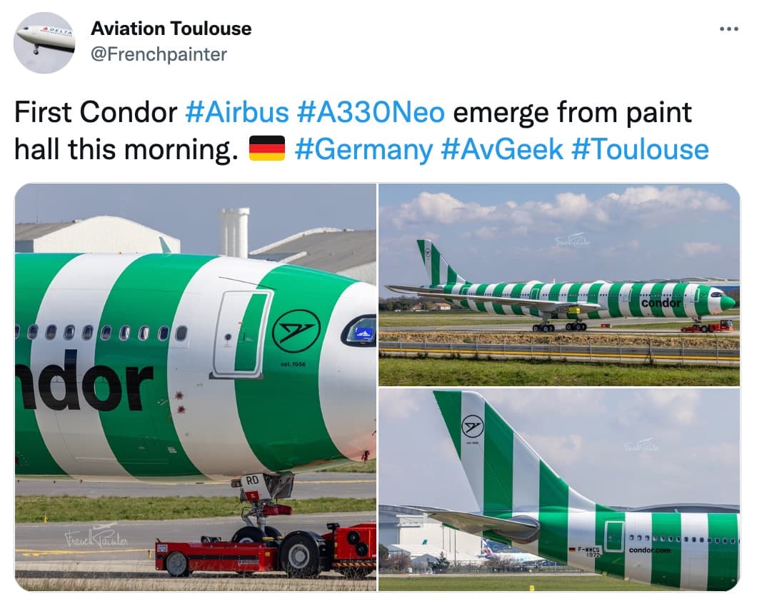 condor livery tweet