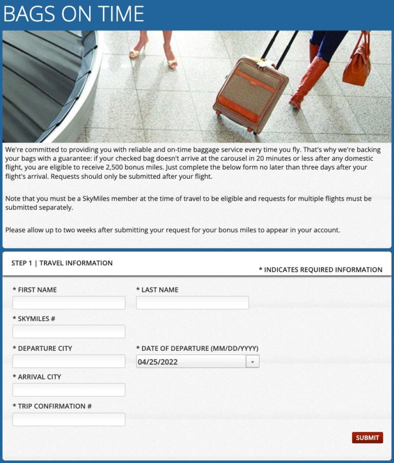 Bags Late? Get 2,500 SkyMiles Thanks to Delta's OnTime Bags Guarantee