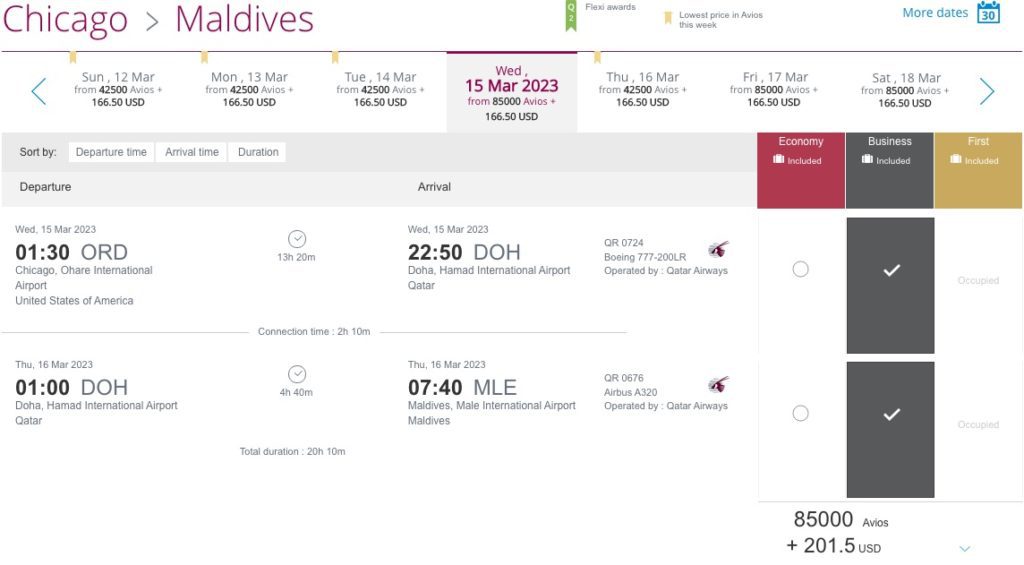 How to Book Flights with Qatar Avios Thrifty Traveler