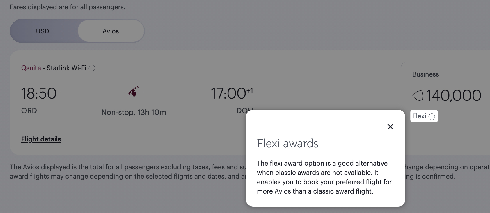 The Master Guide to Booking Qatar Airways Flights Using Qatar Avios 38 Qatar Avios flexi awards
