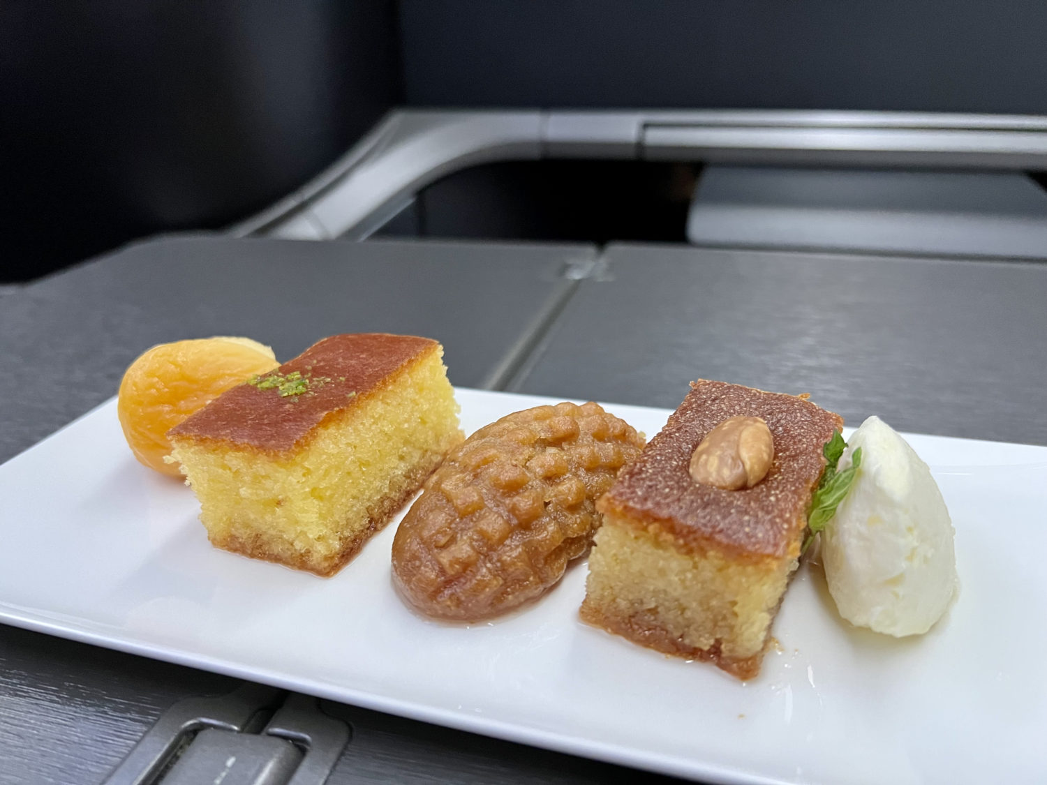 turkish airlines business class dessert