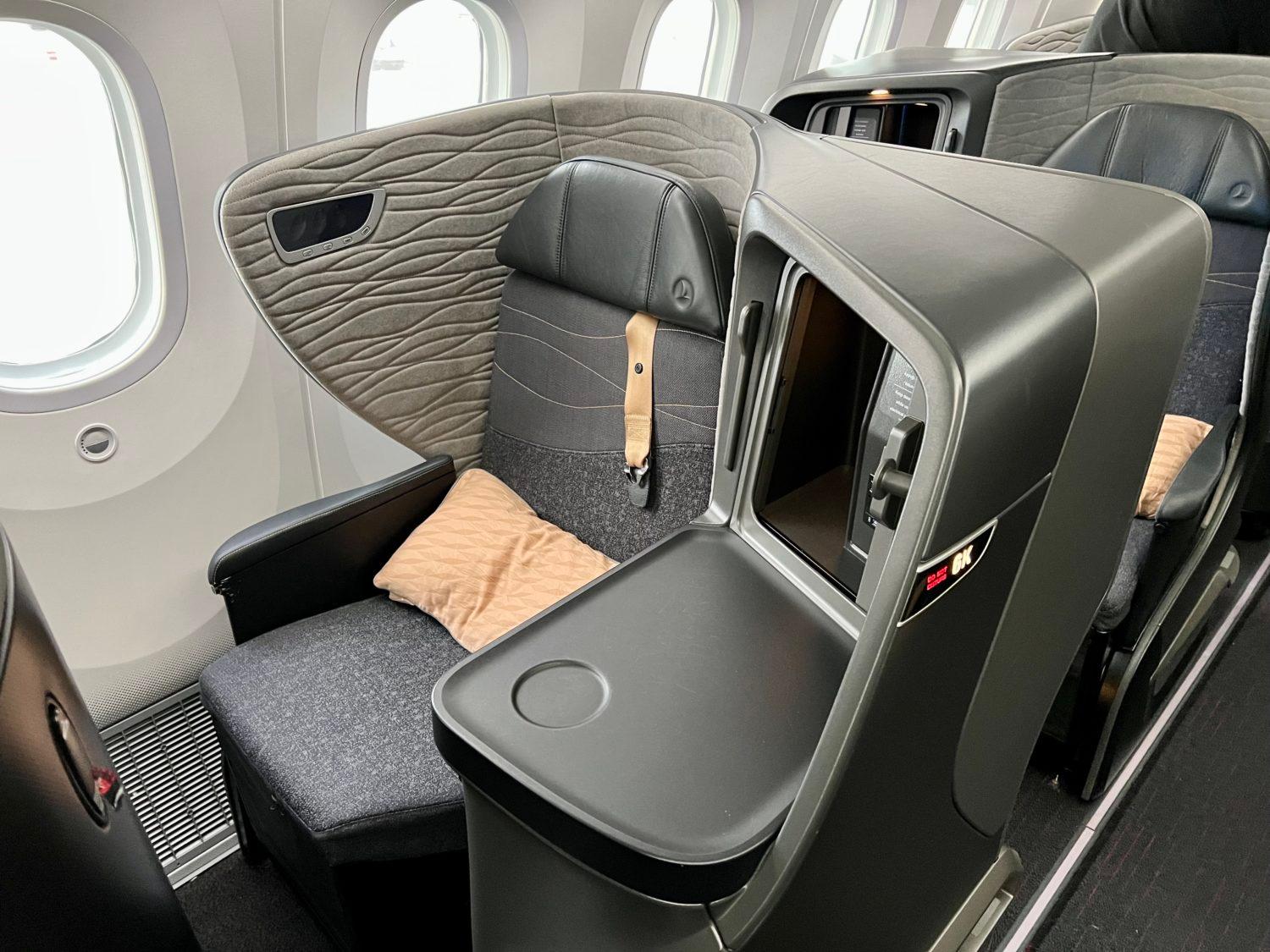 turkish airlines business class seat