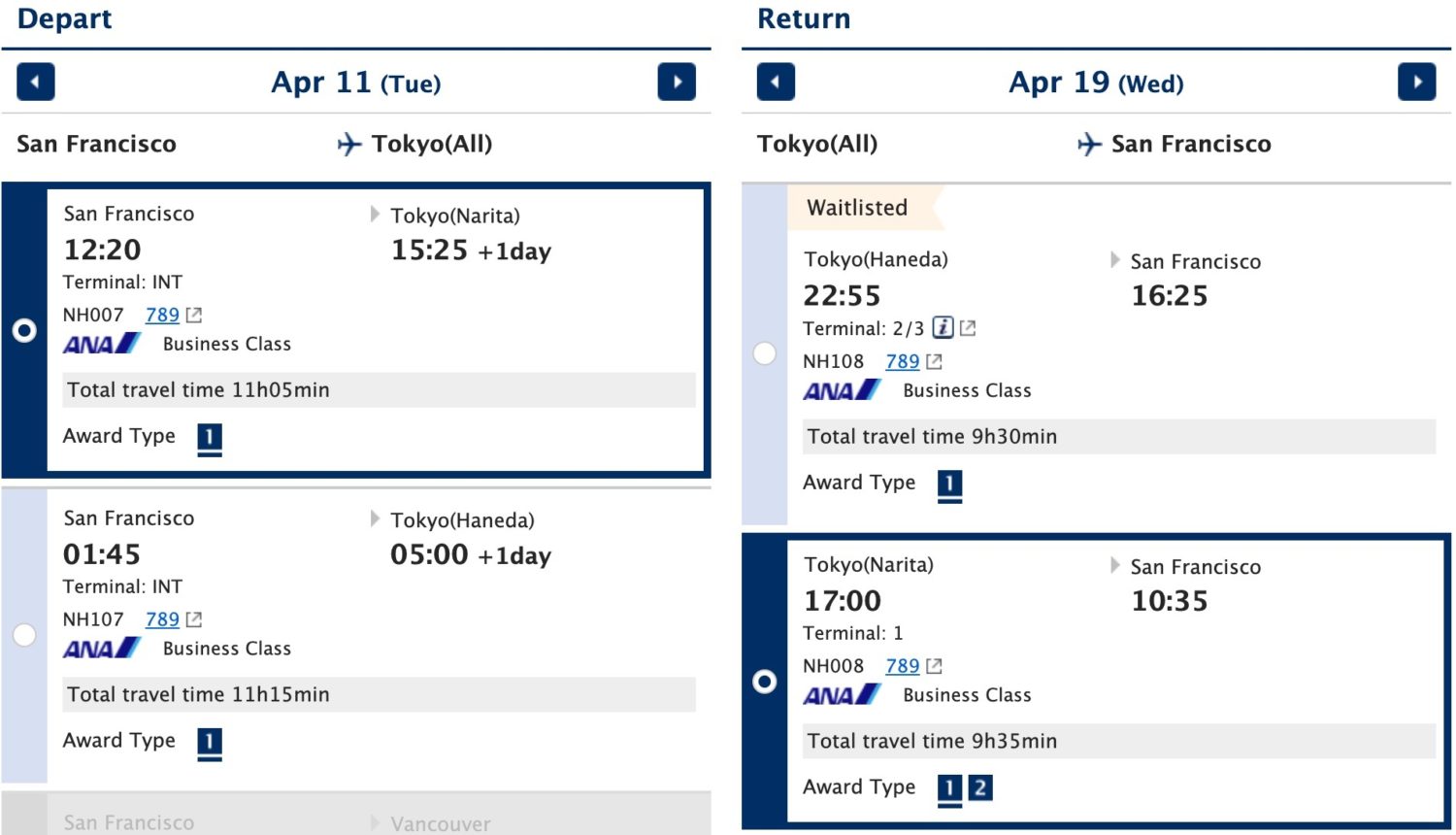 ana mileage club waitlisted