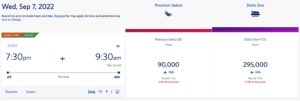 new york to stockholm delta premium select using skymiles