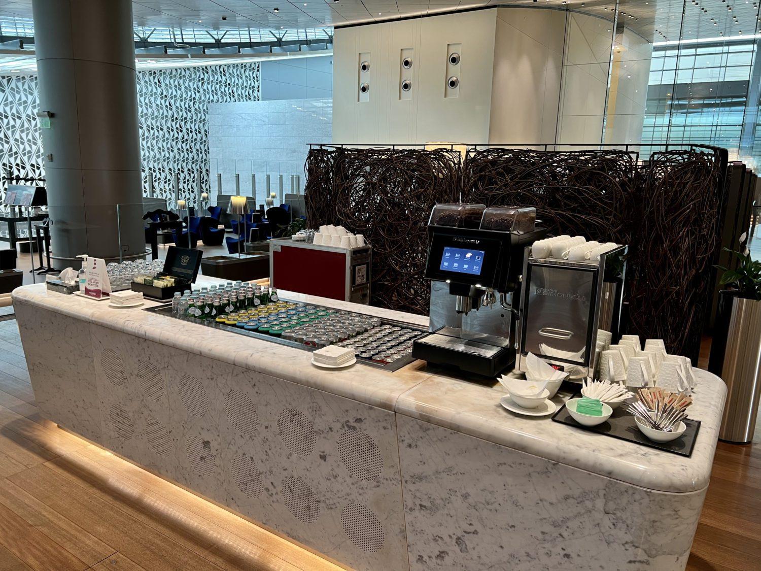 drink station in al mourjan business lounge