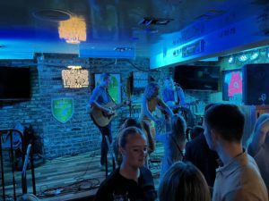 live music at a pub in Ireland