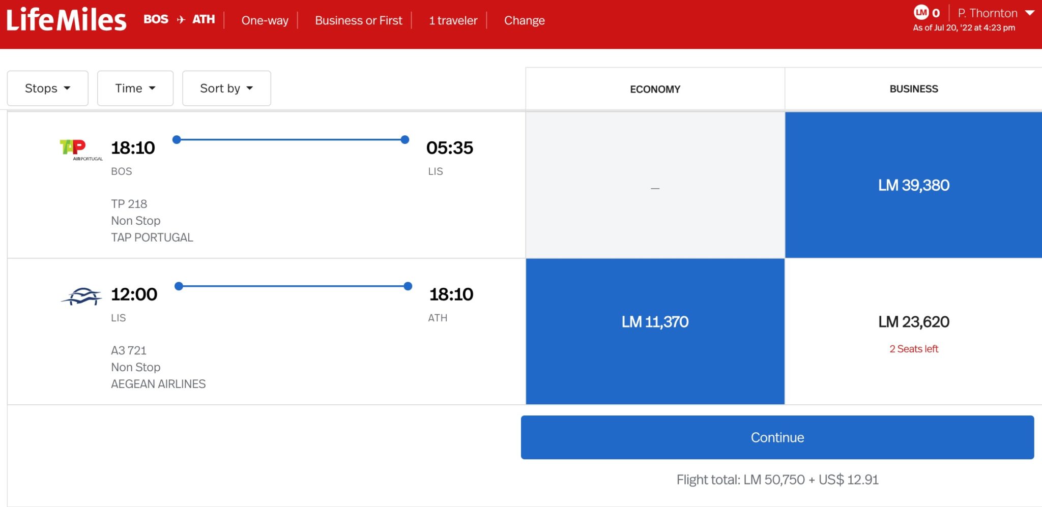 6 Sweet Spots Using Avianca LifeMiles Thrifty Traveler