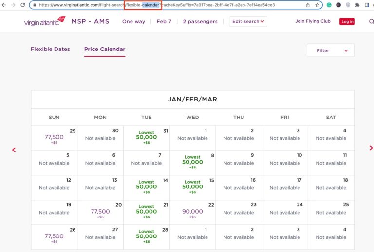 How You Can Still Find the Virgin Atlantic Price Calendar