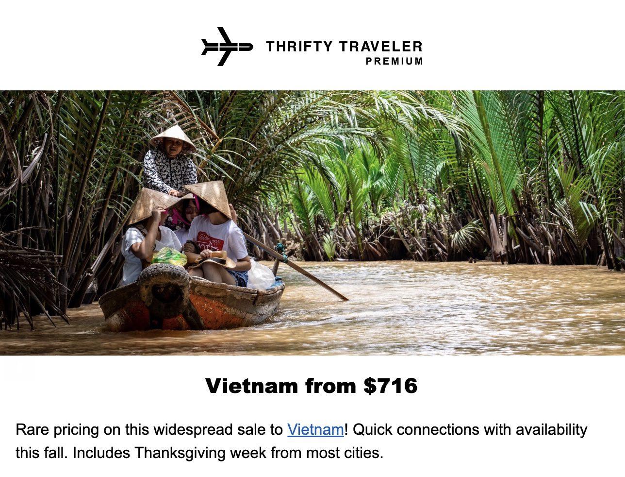 Vietnam flight deal