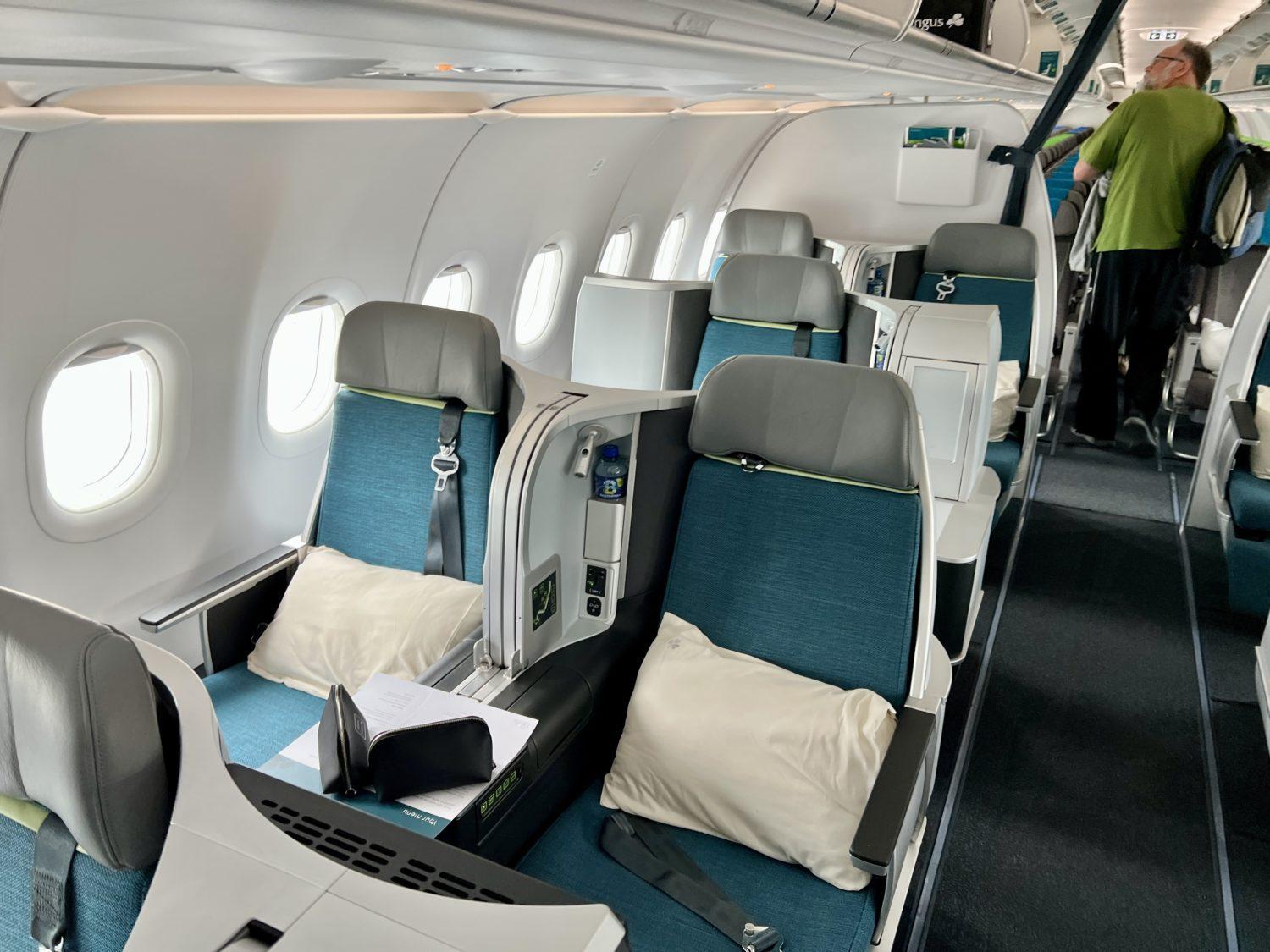 aer lingus business class amenities