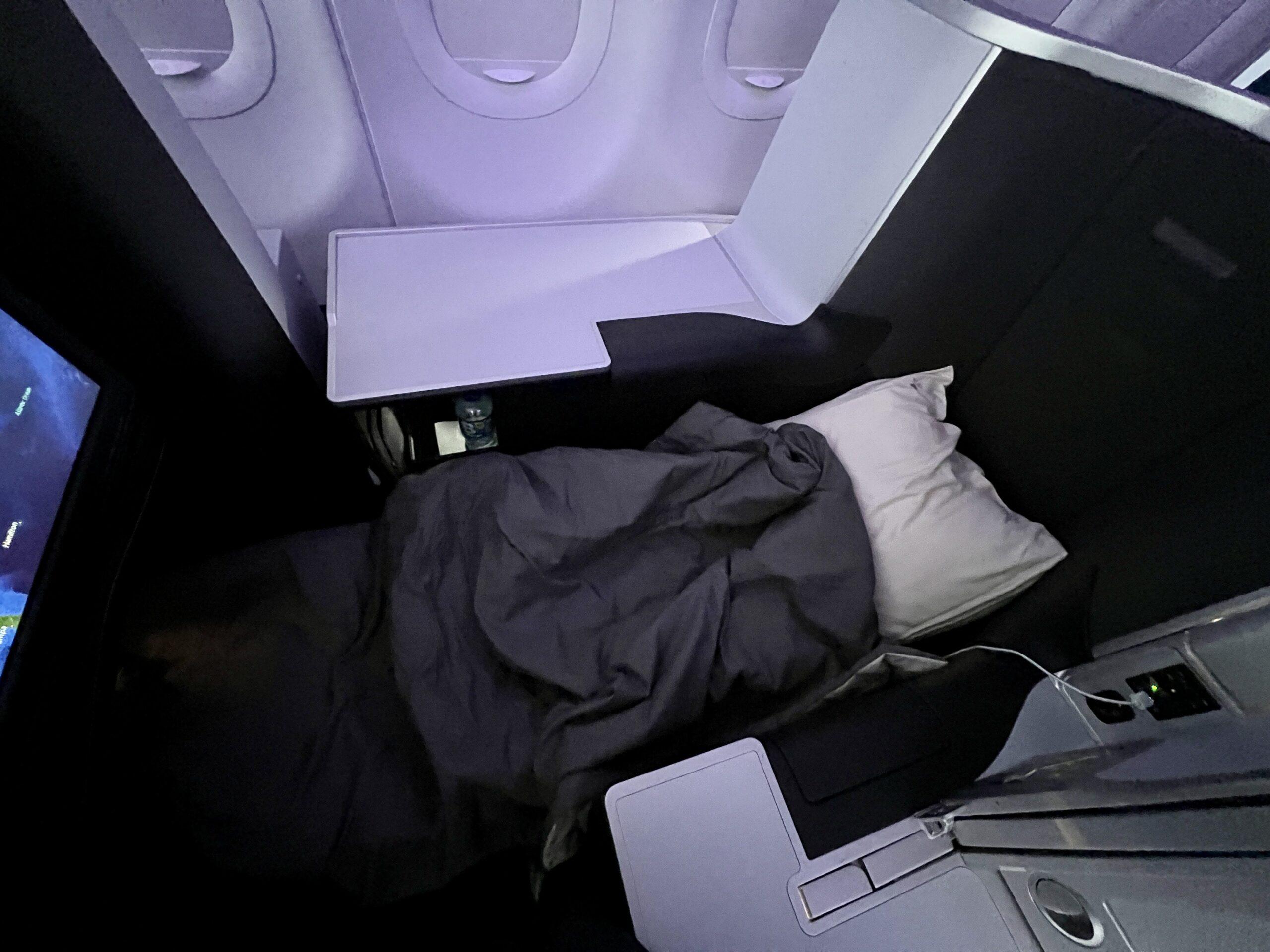 aer lingus business class bed