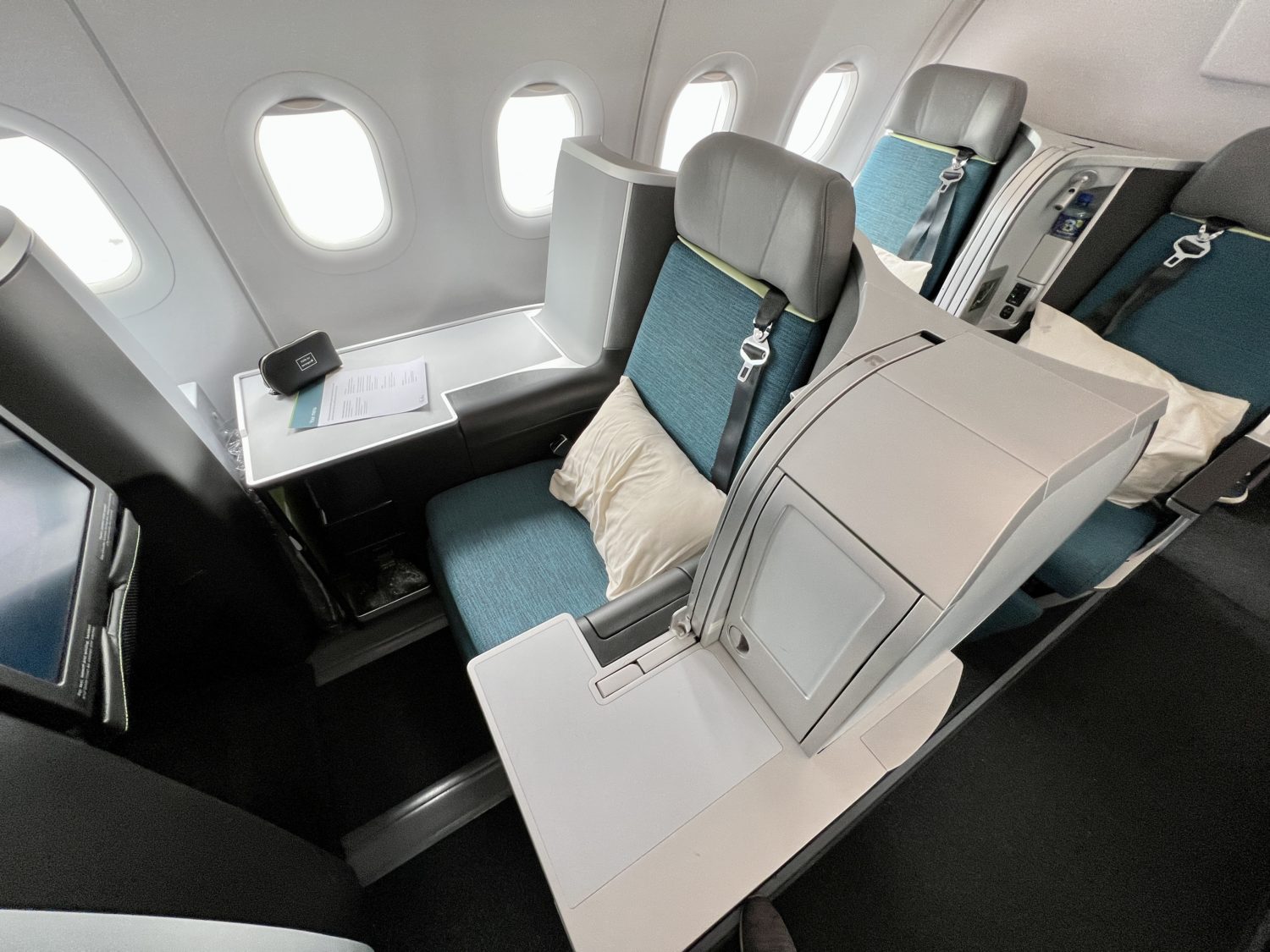 aer lingus business class  Aer Lingus Business Class Review, A321 Dublin to Washington, DC &#8211; Thrifty Traveler aer lingus business class throne seat scaled