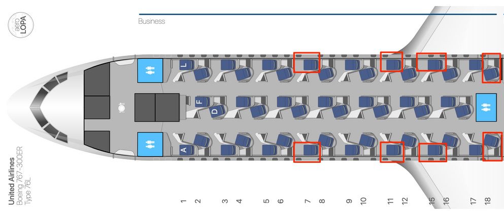 united polaris seatmap aerolopa