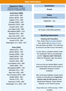 air france klm deal information  As Airfare Drops, Points and Miles Deals are Back, Too! &#8211; Thrifty Traveler air france klm deal information 217x300