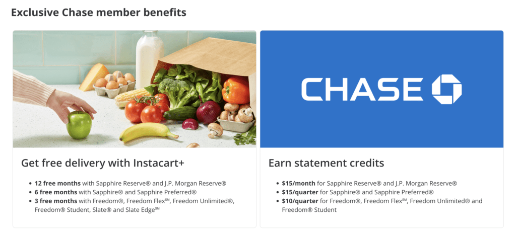 chase instacart partnership