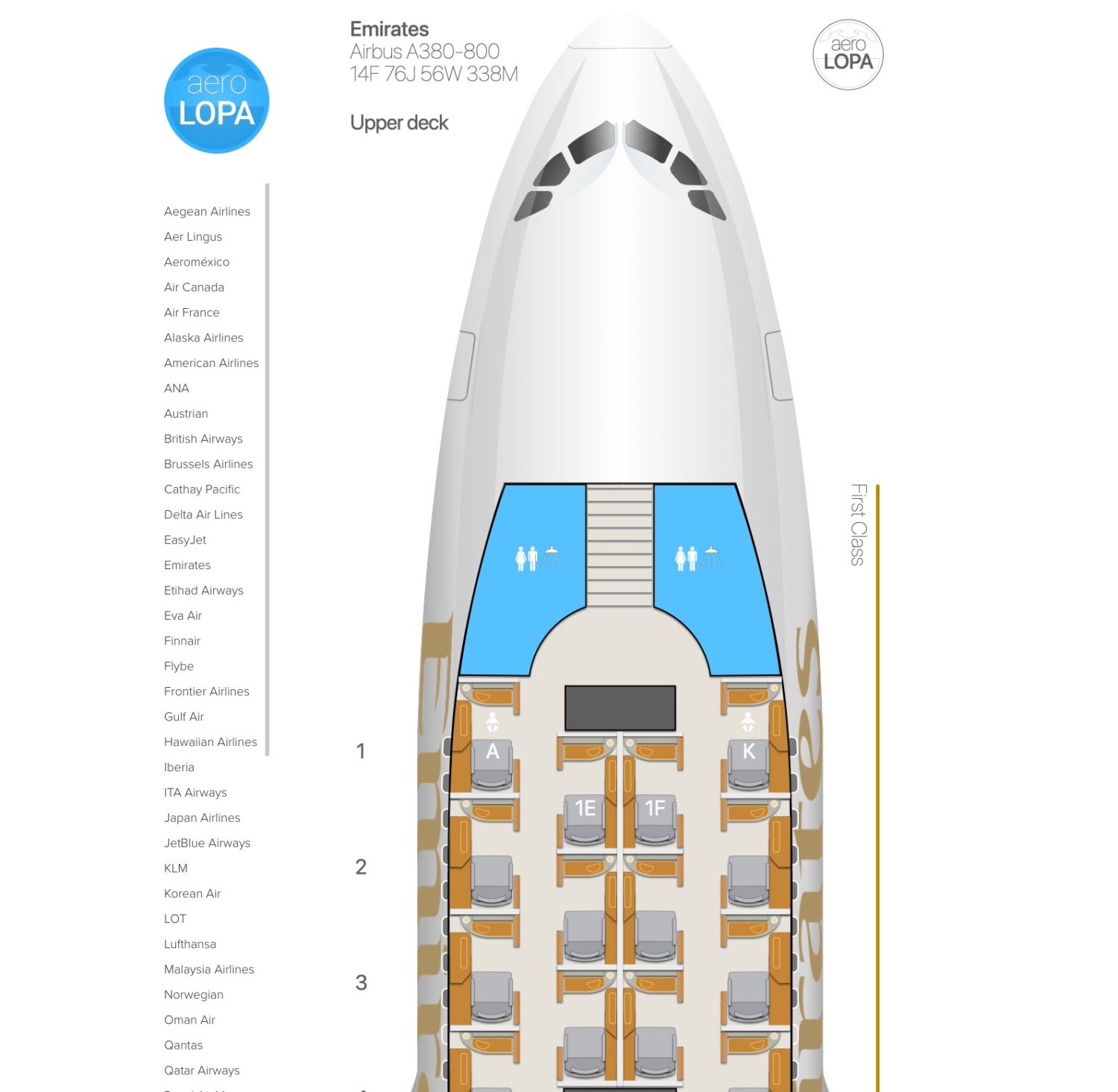 emirates seatmap aerolopa