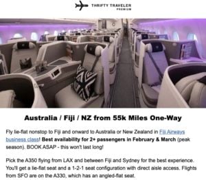 Fiji Airways biz deal