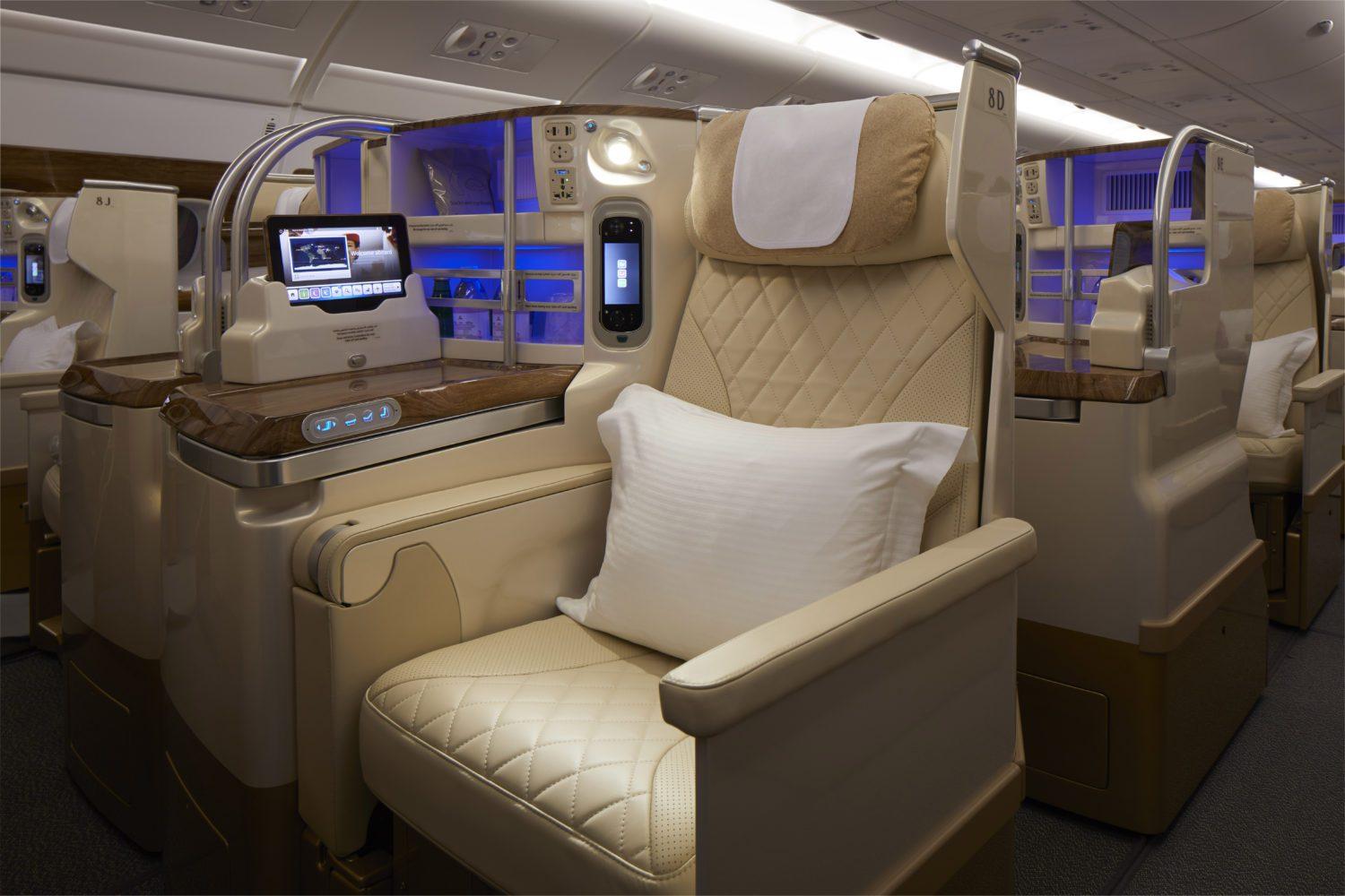 emirates business class