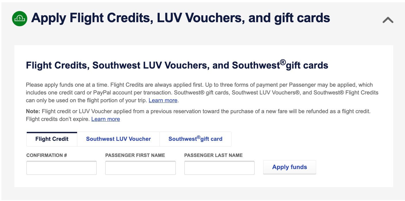 southwest apply credit