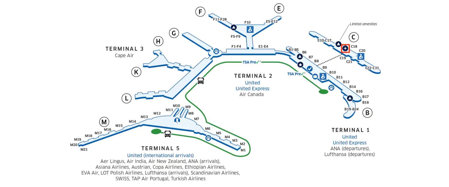 ORD: United Airlines United Club (Gate B6) Reviews & Photos