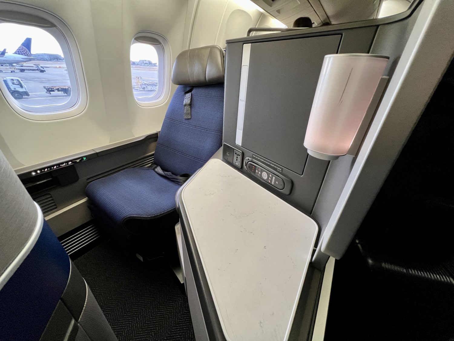 united polaris seat  United Polaris Business Class Review on the 767-300ER &#8211; Thrifty Traveler united polaris seat 5 scaled