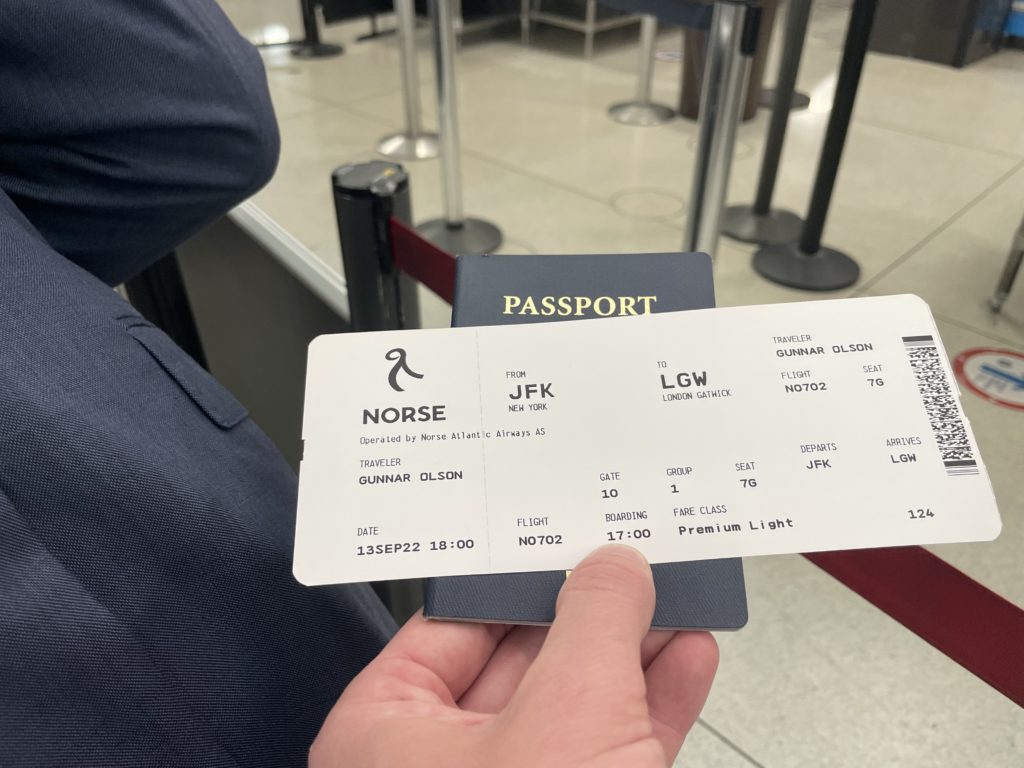 Review Norse Atlantic Premium on the Boeing 7879, JFK to London