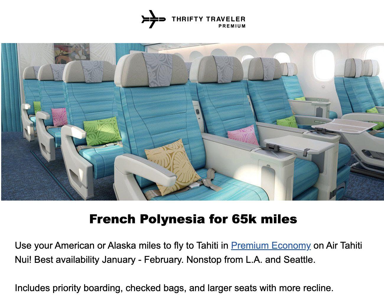 Air Tahiti Premium Economy