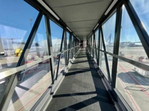 SAS economy boarding in Copenhagen jetbridge