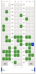 Choosing seats for free during SAS economy check-in