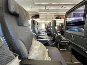 SAS economy middle row A350