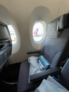 SAS economy window seat