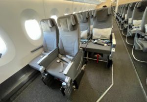 SAS economy best seats on the A350  Flight Review: SAS Economy on the Airbus A350 &#8211; Thrifty Traveler sas econonmy best seats a350 300x208