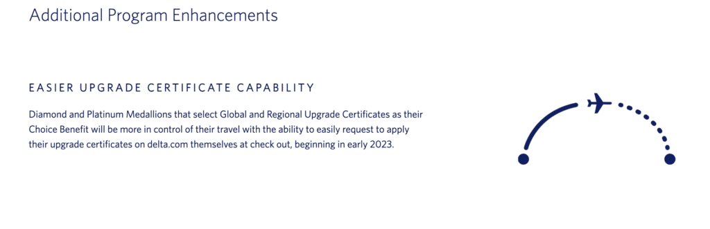 changes to delta upgrade certificates