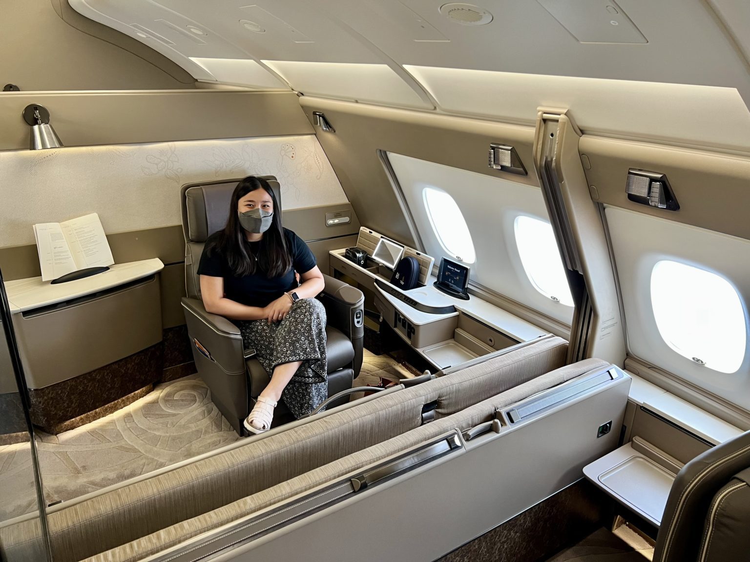 Singapore Airlines First Class Suites Review, A380 Frankfurt to JFK