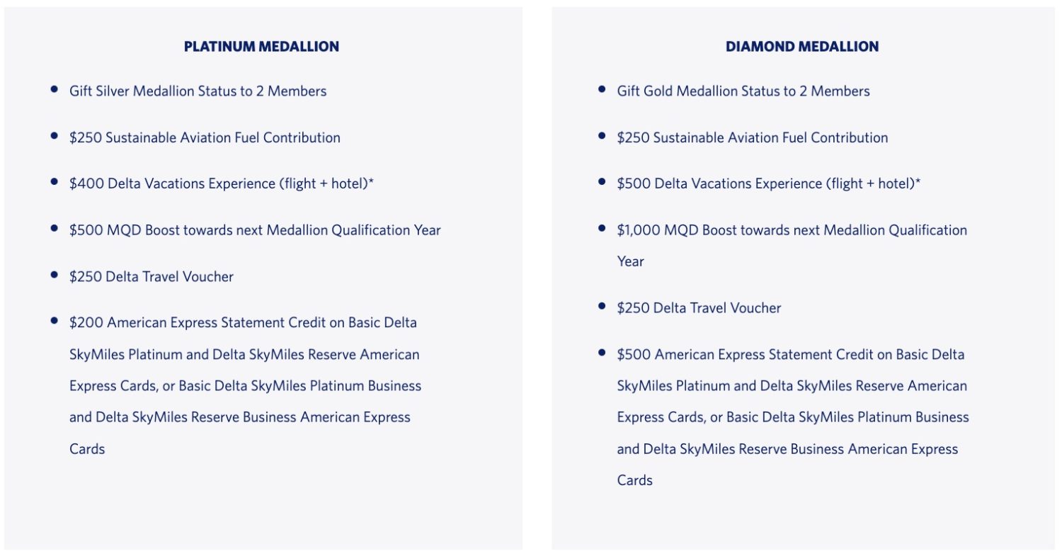 delta medallion choice benefits