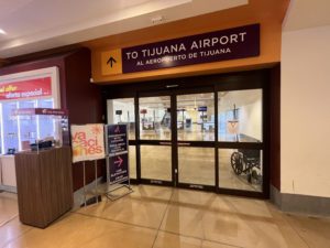 Sign to Tijuana Airport from CBX