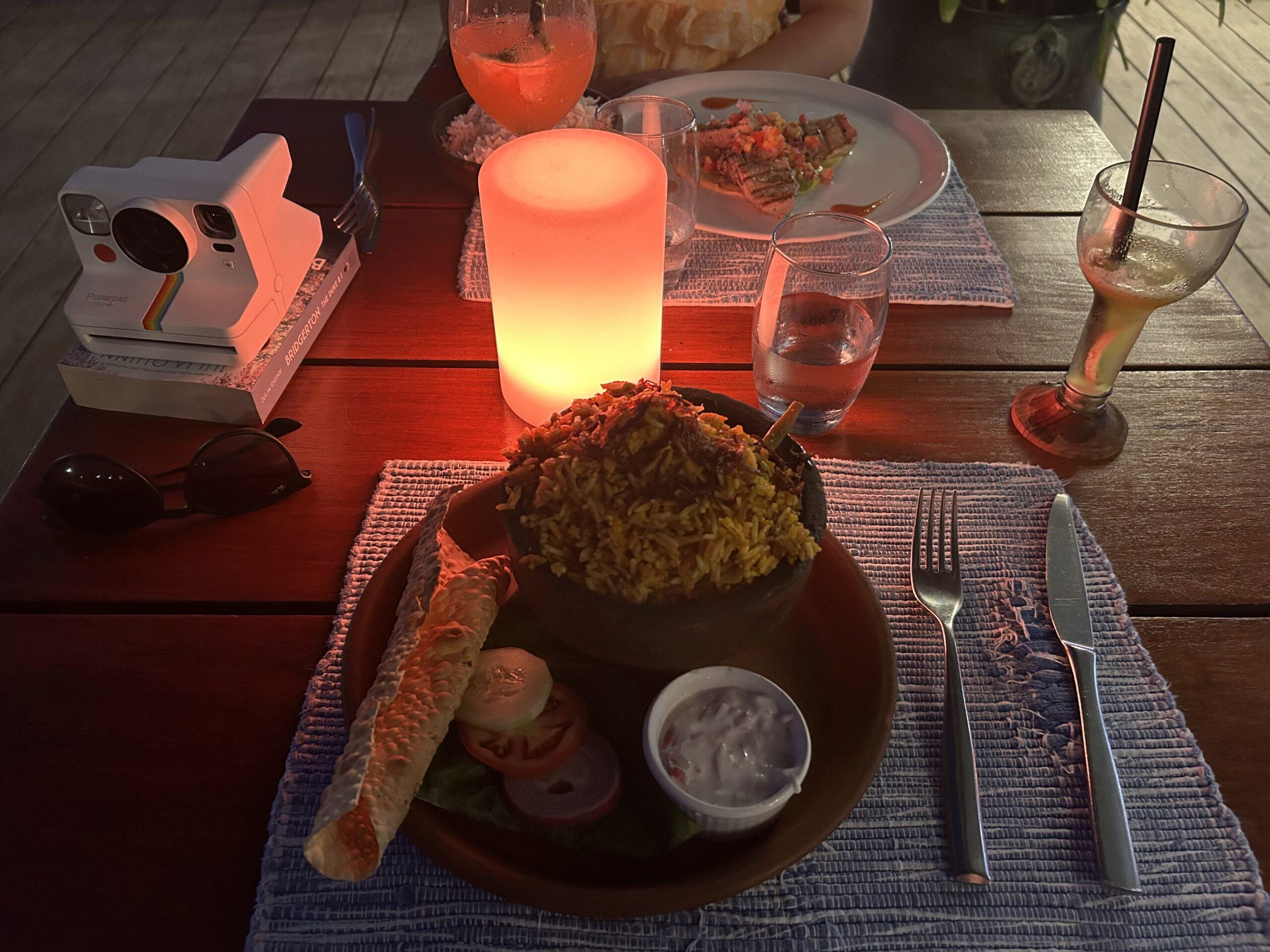 Park Hyatt Zanzibar beach house meal