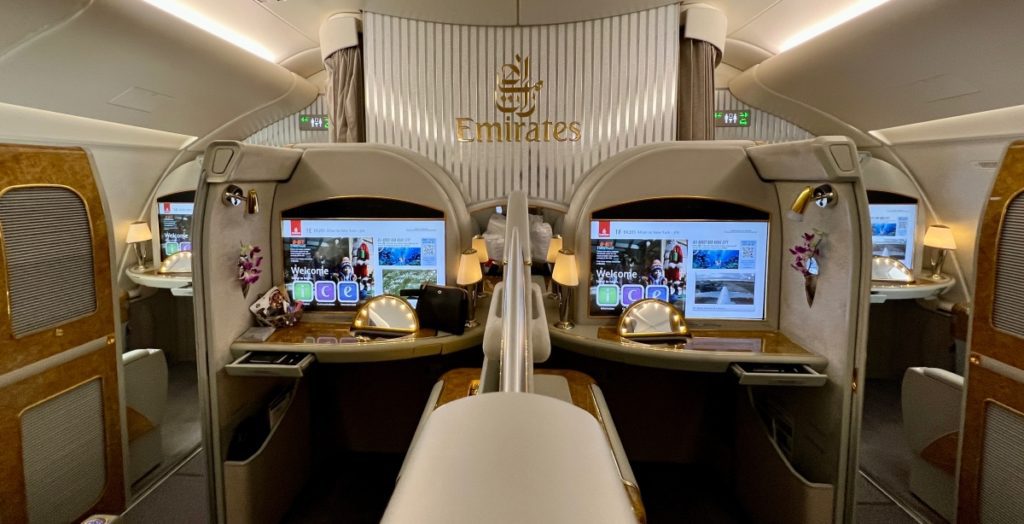 Emirates First Class Review, Milan to New York - ThePressFree