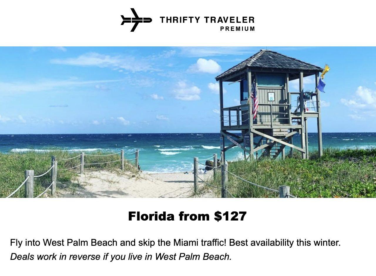 Cheap flights to Florida