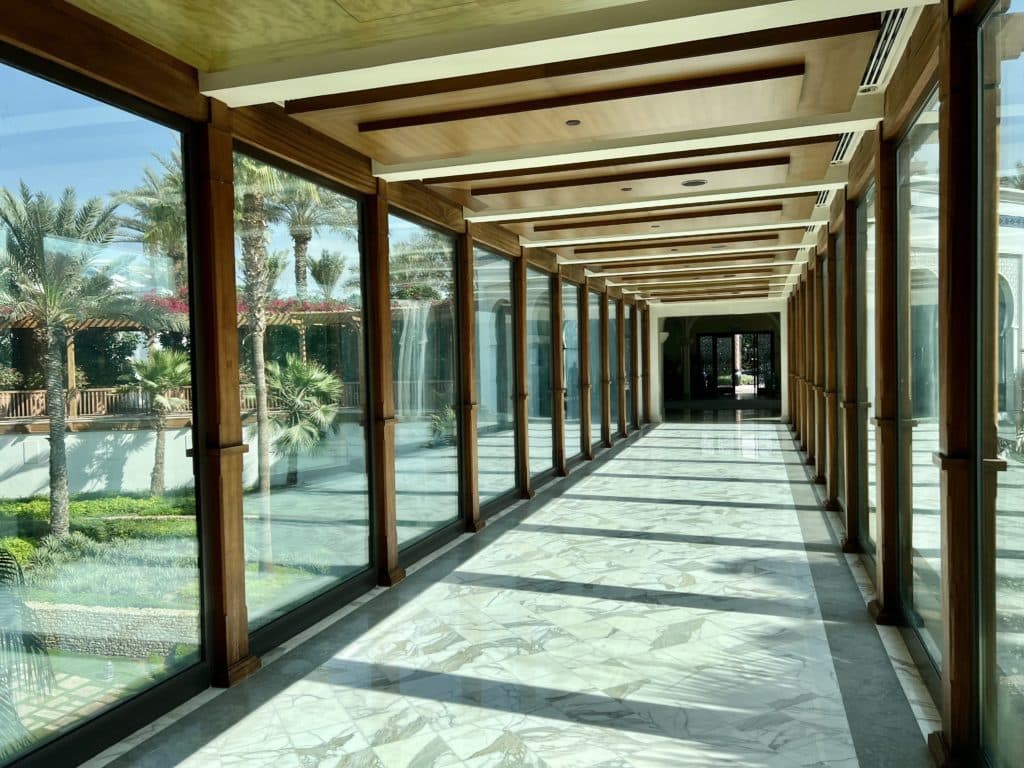 park hyatt dubai hallway